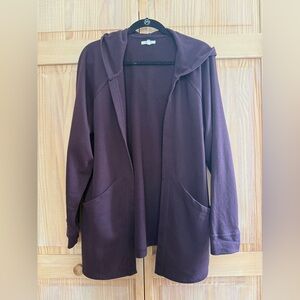 Maurices French Terry Hooded Knit Cardigan